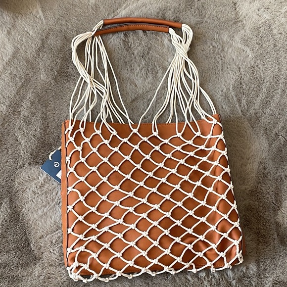 Universal Thread Macrame Purse, Handbag - Picture 2 of 6